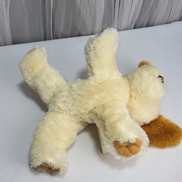 10" Commonwealth Yellow Lab Cream Beige Tan Puppy Dog Stuffed Plush Animal Toy - Picture 9 of 12